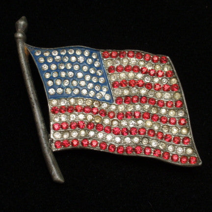 The American Flag in Costume Jewelry