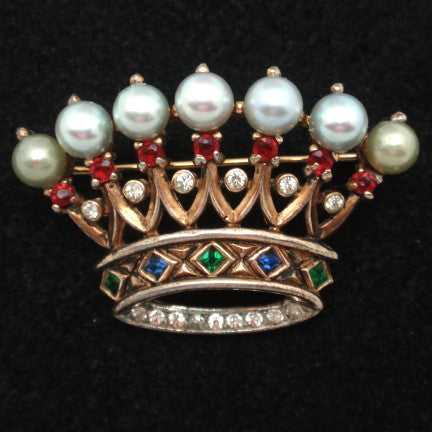 Wear a Crown Brooch and You're Queen for a Day