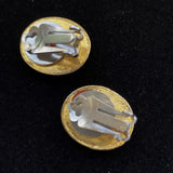Cinnabar Earrings Chinese Export with Enamel