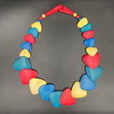 4-Color Contemporary Lightweight Wooden Necklace