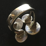 950 Silver Ring Modernist Contemporary