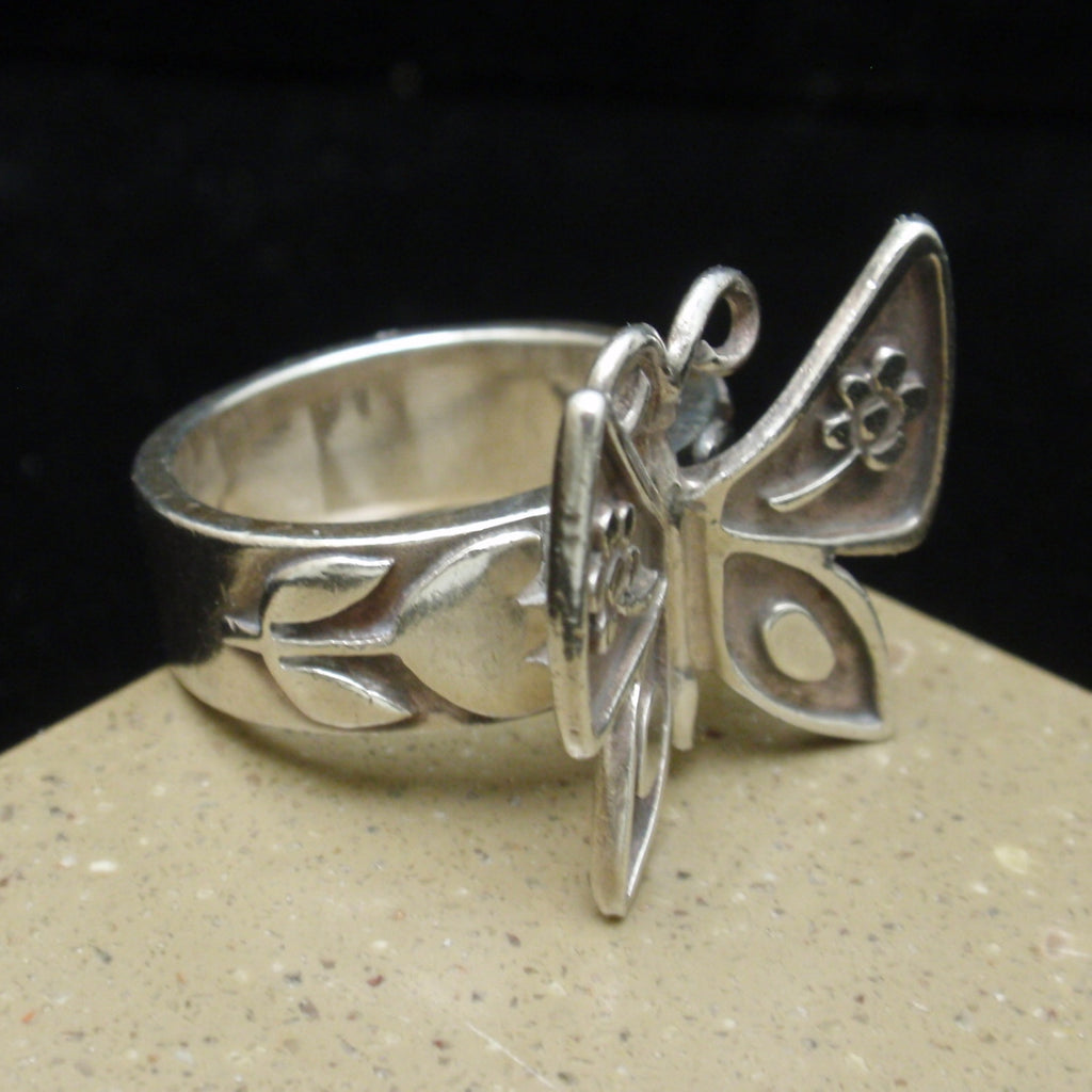 James Avery Ring Mariposa Butterfly Sterling Silver