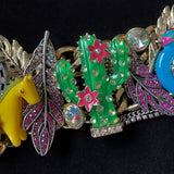 Betsey Johnson Bracelet Over-the-Top Ornate Eye-Catching