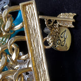 Betsey Johnson Bracelet Over-the-Top Ornate Eye-Catching