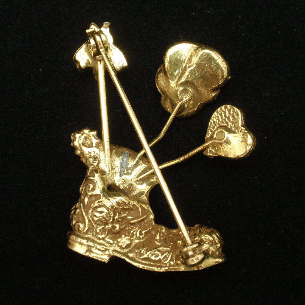 Goldette brooch hot sale