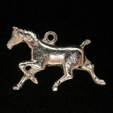 Horse Charm Thoroughbred Racing Sterling Silver
