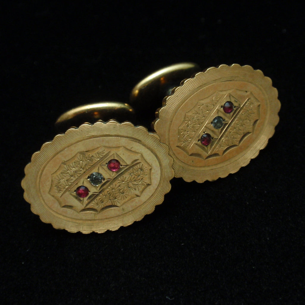 Cuff Links Vintage Gold Filled S&C Segal Co.