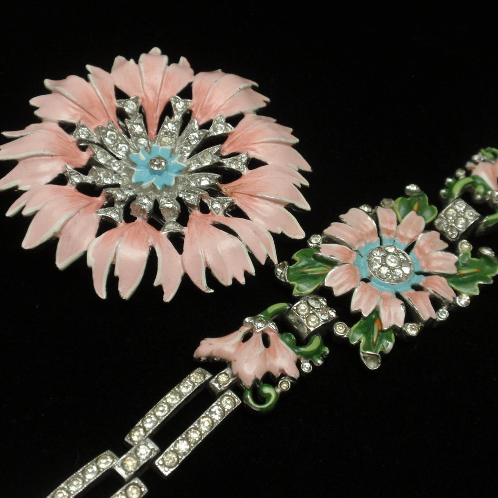 FLAIR  Open Cut Floral Wide Bracelet – Perri Foia