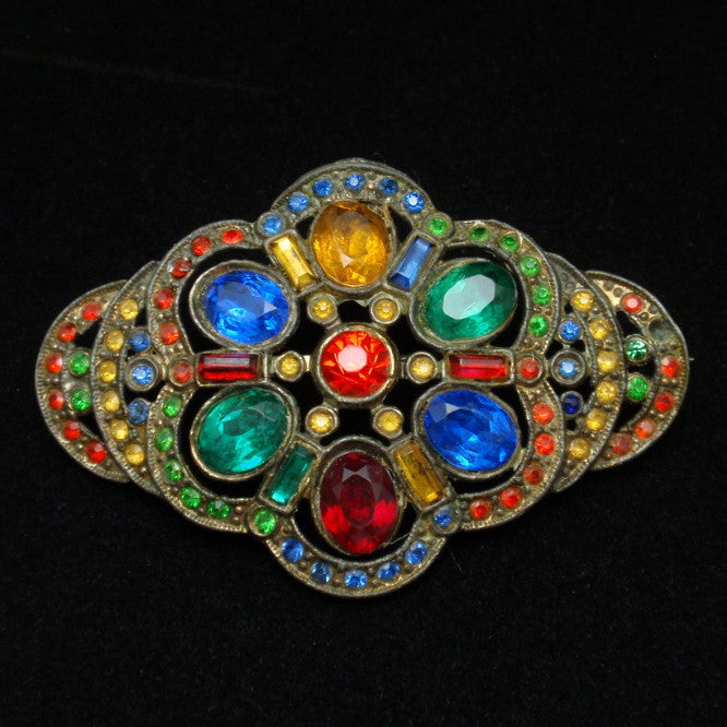 Color in Costume Jewelry: Multi-Colored