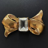 Oversized Vintage Bow Brooch Pin