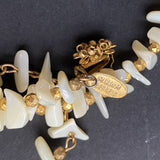 Miriam Haskell Fringe Bib Necklace Vintage Statement Collar