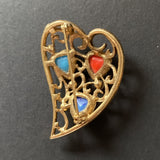 Heart Brooch Pin