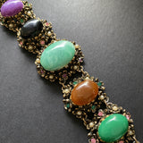 Chunky Multi-Colored Cabs Vintage Bracelet