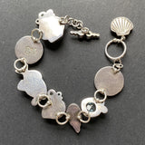 "Echo of the Dreamer" Bracelet Mars & Valentine Natural Gemstones Sterling Silver