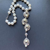 "String of Oyster Shells" Imitation Pearls Necklace