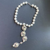 "String of Oyster Shells" Imitation Pearls Necklace