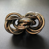 Knot of Snakes Brooch Pin 1990s Danny Pollak