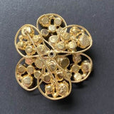 Regency Rhinestone Brooch Pin Vintage