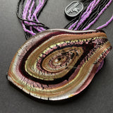 Murano Glass Necklace Venetiaurum by Linea NWT Italy