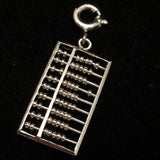 Silver Abacus Charm