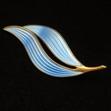 Aksel Holmsen Silver Enamel Pin