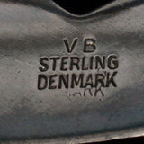 Enamel Pin Vintage Denmark Sterling Silver Volmer Bahner