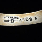 Blackinton Brooch Sterling Silver & Enamel Small Sash Pin