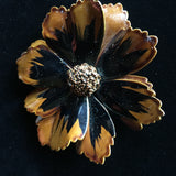 1960's Flower Power Brooch Pin