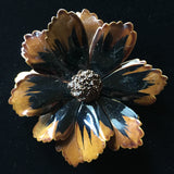 1960's Flower Power Brooch Pin