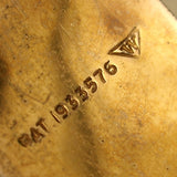Buckle Clasp Bangle Bracelet c1933 Gold Filled Quality Detail Work
