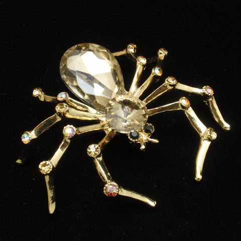 Luxury Brand Big Spider Brooches Fashion Steampunk Jewelry Colar