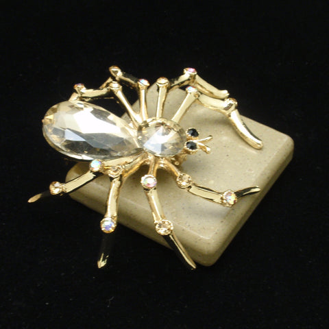 Large Rhinestone Spider Brooch Pin Cara NY – World of Eccentricity