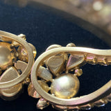Hattie Carnegie Rhinestone Clamper Bracelet Vintage