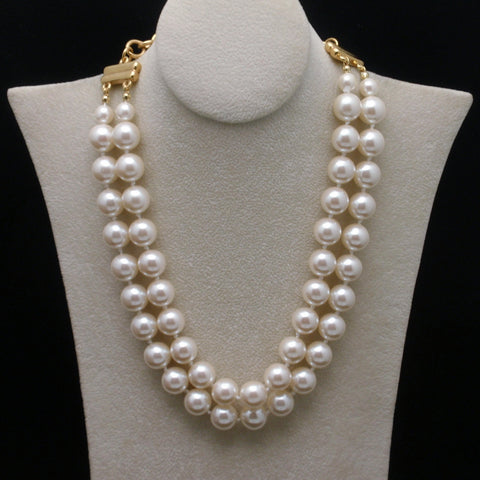 Carolee Double Strand Imitation Pearls Necklace – World of Eccentricity ...
