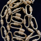 Ccori Necklace Earrings Set Peruvian Design Gold Plated