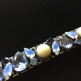 Vintage Bracelet Large Blue  Stones