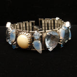 Vintage Bracelet Large Blue  Stones