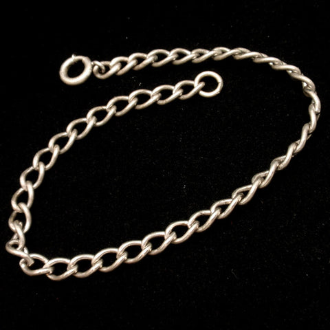 Curb Link Chain Charm Bracelet