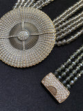 Heidi Daus Belgian Disc Necklace Bracelet Set