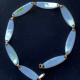 Kay Denning Enamel Necklace Mid-Century Vintage