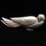 Bird Pin Large Size Dove or Pigeon Vintage Figural