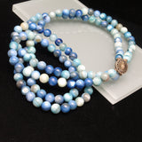 Dyed Agate Necklace Strand