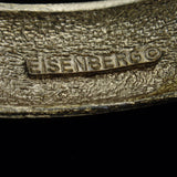 Eisenberg Artist Series Enamel Bangle Bracelet Hinged Vintage Mod