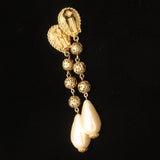Long Imitation Pearl Earrings by Ellen Designs