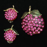 Forbidden Fruit Pin and Earrings Set