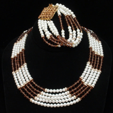 Hobe Necklace and Bracelet Set