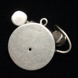 I LOVE U Rotary Dial Telephone Charm Vintage Sterling Silver Dial Moves