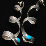 JLG Sterling Silver Spiral Earrings