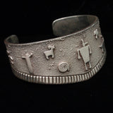 James Rogers Silversmiths Cuff Bracelet Sterling Silver Signed