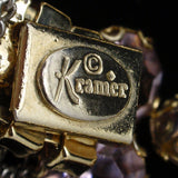Kramer Bracelet Vintage Rhinestones & Dangles